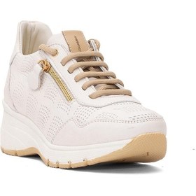 Resim Mammamia D25ya-3495 Kadın Hakiki Deri Casual Ayakkabı Krem Krem 