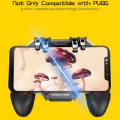 Resim Mufunye Ak77 Soğutmalı Pubg Oyun Kumandası - 6 Parmaklı, Usb Şarjlı, Tüm Nişancı Oyunlarına Uyumlu 