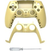 Resim Vkemall Ps5 Kontrolcü Şeffaf Kapak Seti - Dıy Değiştirme Kiti + Vidalama Aleti Çeşitli Renkler 