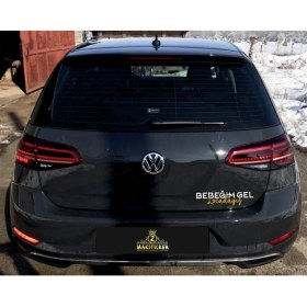 Resim 2Mak Sticker Bebeğim Gel Locadayım Araç Sticker 20X5 cm 