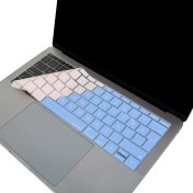 Resim McStorey Laptop Macbook Pro Klavye Kılıfı Türkçe Q Baskılı A1534 A1708 ile Uyumlu R.Powder 