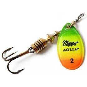Resim Mepps Aglia Fluo No:2 4.6gr Döner Kaşık Gökkuşağı 