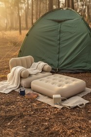 Resim ROBO Kendi kendine Şişen Otomatik Tek Kişilik Şişme Koltuk 