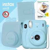 Resim Fujifilm Instax Mini 11 Mavi Fotoğraf Makinesi Ve Kare Albümlü Hediye Seti 11 