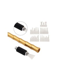 Resim Cep Telefonu Tamir Ic Silecek Cpu Meraklı Bıçak Sökme Ic Çip Kolu Metal Ince 138mm 27 Bıçak 28 In 1 