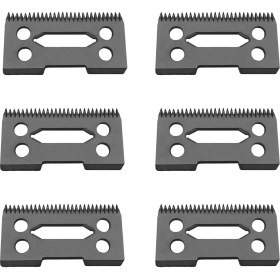 Resim Blueleskyy 6 Adet Seramik Bıçaklı Seramik Yedek Kesici, 28 Dişli Seramik Makas Bıçağı Yedek Kesici 2 Delikli Makas, Siyah (Yurt Dışından) 