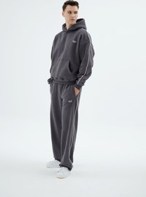 Resim Rise Collection Erkek Line Jogger – Coal Grey 