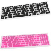 Resim Flameer 2 Paket Premium Ultra Ince Klavye Kapak Cilt Asus Laptop Dizüstü Bilgisayar Için Uyar (Yurt Dışından) 