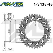 Resim Ducati Monster 696 Uyumlu Arka Dişli Sunstar 45 Diş (507316427) 