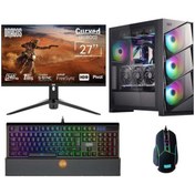 Resim Dragos DRX6067 Intel Core I7 12700F 16GB Ram 512GB Nvme 8gb RTX4060 27 240Hz Sıvı Soğutmalı Freedos Oyuncu Bilgisayarı 