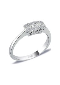 Resim Lova Baget Pırlanta Tria Yüzük - 1020411 