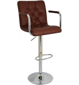 Resim Bürocci Helen Bar Sandalyesi-Kahverengi-9519Q0121 Çok Renkli 