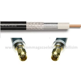 Resim RP SMA erkek - RP SMA erkek 6 METRE LMR400/RWC400 Koaksiyel Kablo 