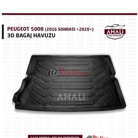 Resim Rizline Peugeot 5008 2016 Sonrası 3D Bagaj Havuzu+Araç Kokusu 