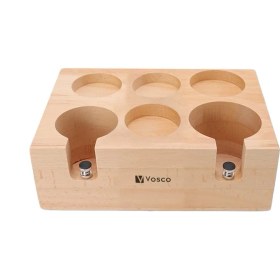 Resim Vosco Ahşap Tamper Matı - 6 Gözlü VTS-3 