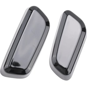 Resim Luenaarry Ana Sürücü Koltuğu Ayar Düğmesi Trim Çerçeve Parlak Siyah (Yurt Dışından) 