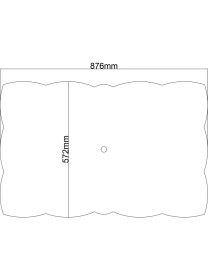 Resim Motifpiyer Hazır Spotlu Tavan Paneli Matrix Serisi-Modern LED Uyumlu Tavan Göbeği/Vira Pure 