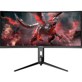 Resim Msı Optıx MAG301CR2 29.5" 1 Ms 200 Hz Wfhd Curved Pivot Oyuncu Monitör Teşhir 