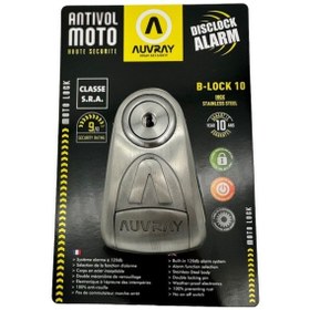 Resim Auvray Alarmlı Disk Kilit 10mm Çelik Disk Kilit 
