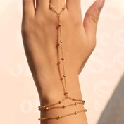 Resim Küçük Boncuklu Zarif Minimalist Alaşım Zincir Bilezik - Günlük Giyim ve Partiler için Çok Yönlü Moda Aksesuarı, Parti Aksesuarı|Minimalist Bilezik|Alaşım Zincir 