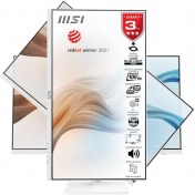 Resim MSI 27" MODERN MD272XPW 1920x1080 (FHD) FLAT IPS 100HZ 1MS ADAPTIVE-SYNC BEYAZ PIVOT TYPE-C MONITOR 