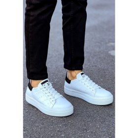 Resim Deridün Yıldız Shoes MN983 - Cbt Tennis Erkek Ayakkabı Beyaz/sıyah 