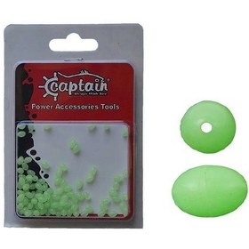 Resim Captain Glow 5mm Oval Çapari Ve Takım Boncuğu 100'lü Paket 