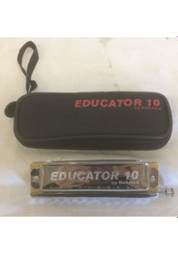 Resim Hohner Educator 10 Delik Chromatik Pompalı Mızıka-çantalı 