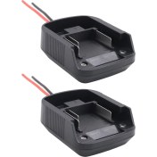 Resim Seeppitous Makita Için 2pc Pil Adaptörü 18V Lityum Lityum Pil Güç Aleti Konnektör Bağdaştırıcı Adaptör Dock Tutucu Elektrik Aleti BL1830 BL1840 (Yurt Dışından) 