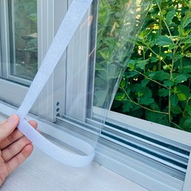 Resim 1 adet Kalın Termal İzolasyon Pencere Filmi - Rüzgar Geçirmez & Yağmurluk, Yüksek Netlik, Kolay Kurulum, Kesilmeye Gerek Kalmayan Tasarım Ev & Ofis Kullanımı İçin 