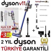 Resim DYSON V11 KABLOSUZ DIKEY SARJLI SUPURGE NIKEL MAVI 2 YIL DYSON TURKIYE GARANTILI 