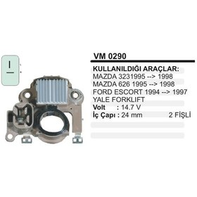 Resim Konjektor 12V Escord 94> Mazda 323 626 2 Fisli 504634115 