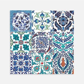 Resim Tink Çini 019 Karma Desenli Pvc Karo 30X30 Cm 