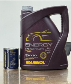 Resim Mannol 5W-30 Energy Premium Ester Motor Yağı Ve Etkili Duman Kesici 9990 Katkısı 