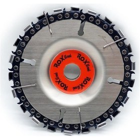 Resim Rox Wood Carving Disc Ahşap Işleme Oyma Diski 102 Mm 22 Diş 