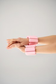 Resim 2 x 0,5 KG El Ayak Bilek Ağırlığı - Pembe - Pembe 