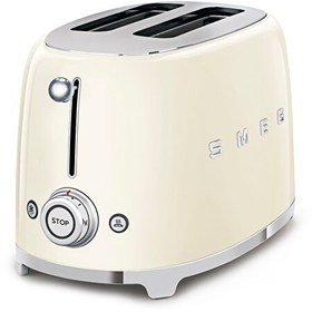 Resim Smeg TSF01CREU 1x2 Krem Ekmek Kızartma Makinesi 