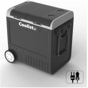 Resim Coolist Clk65w 12/24volt 220volt 65 Litre Çift Bölmeli Tekerlekli Outdoor Kompresörlü Oto Buzdolabı/dondurucu 