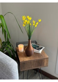 Resim Alora Bohem Vazo Kahverengi 