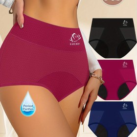 Resim Kadınlar İçin Sızdırmaz Rahat Tanga Külot Paketi, 3'lü 