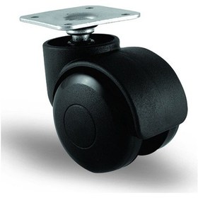 Resim Ec01Gmkm50 Döner Tablalı Plastik Mobilya Tekerleği Çap 50 