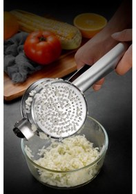 Resim Çelik 9 Cm Patates Ezici Püre Yapıcı Meyve Sıkacağı Pres Cin787 