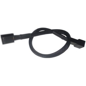 Resim Robizstore-4 Pin 27Cm Fan Uzatma Kablosu Bilgisayar Cpu Soğutucu Bağlantı 