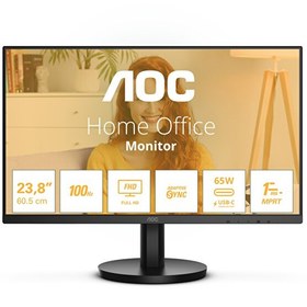 Resim AOC 24B3CA2 23.8" 1 MS 100 Mhz 1xHDMI 1xUSB 3.2 Type-C Hoparlör Vesa Siyah FHD IPS Monitör 