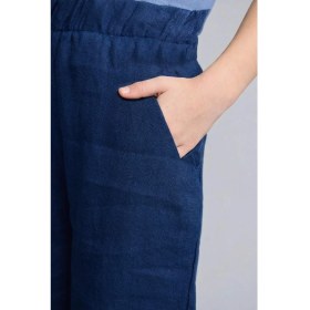 Resim DeFacto Wide Leg Geniş Paça Keten Pantolon Kız Çocuk H1916A826SM 