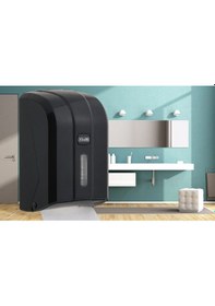 Resim Vialli K6B Z Katlı Dikkat Wc Tuvalet Kağıdı Dispenseri Mini Boy Siyah 