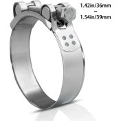 Resim Chuangyinshop 36-39mm Paslanmaz Çelik W4 Kelepçe Bağlantı Contaları Endüstriyel Hortum 