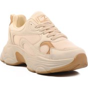 Resim Ayakmod 164 G Bej-taba Tekstil Kadın Sneaker Bej -Taba 