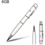 Resim Sones 3'ü 1 Arada Lazer Kalem Tarzı Usb Flash Disk, Gümüş 