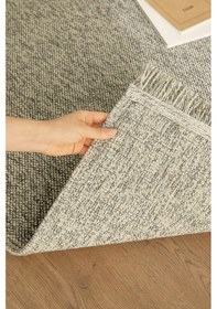 Resim Ocean Home Textile Yıkanabilir Saçaklı Buklet Gri Renk Halı Kilim 120 X 180 Cm 